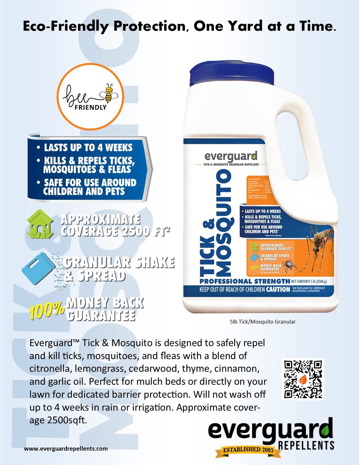 Everguard repellent helps keep campsites comfortable by reducing bites and pests.