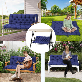 EverPine long outdoor bench cushion is easy to wipe clean and maintain.