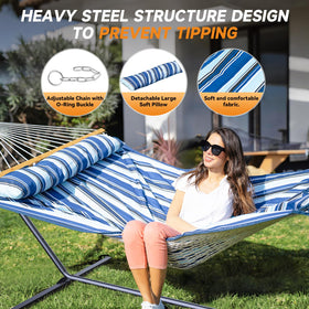 Everyfun steel frame close-up highlights sturdy, weather-resistant support.