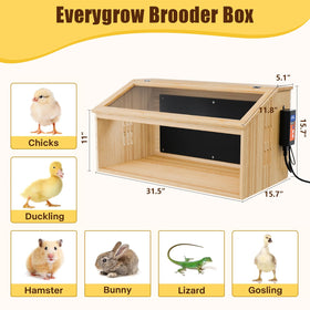 EVERYGROW heating plate in use provides gentle warmth for comfort