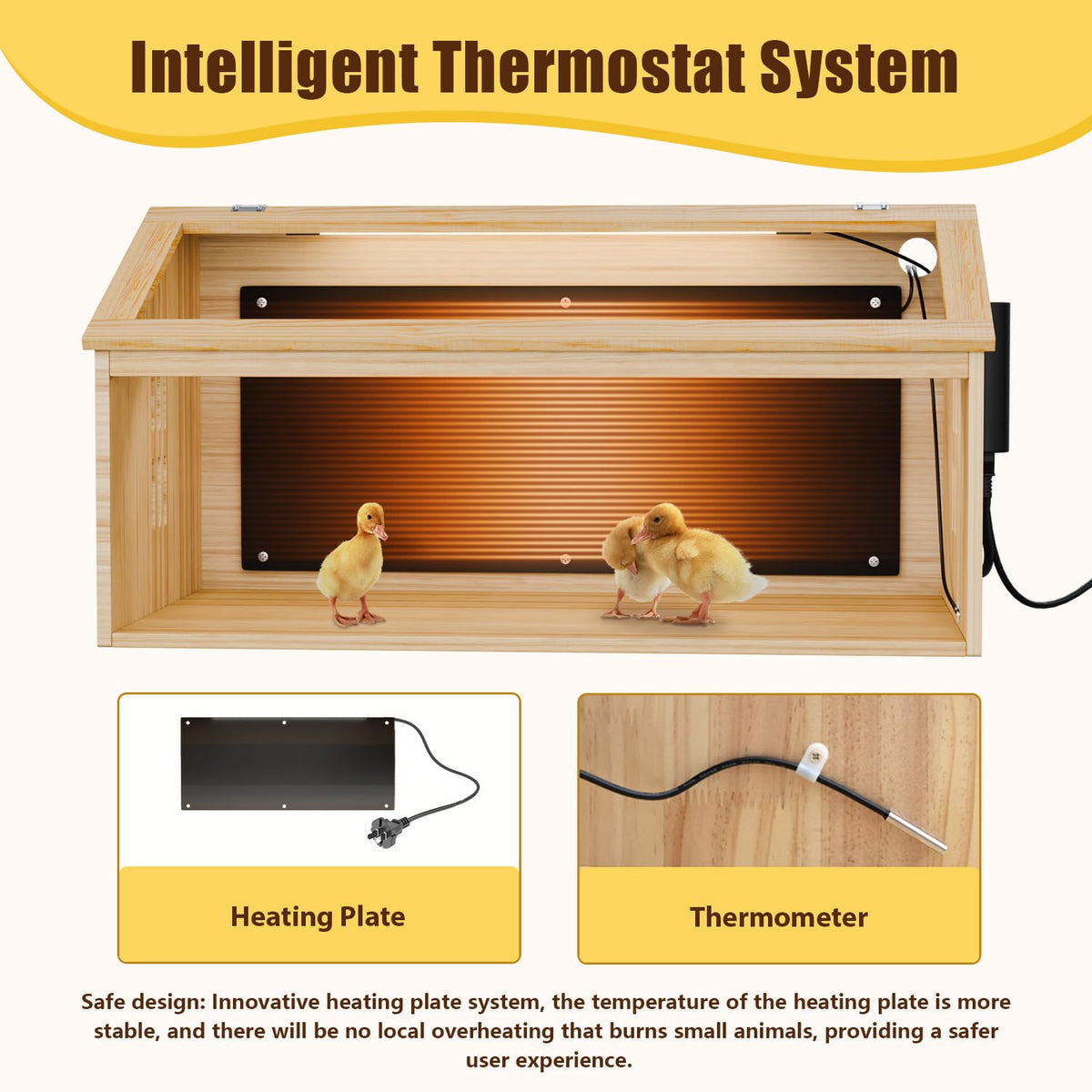 EVERYGROW poultry waterer included keeps chick hydration simple