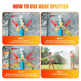 EverZenHub hose splitter full flow design improves water delivery.