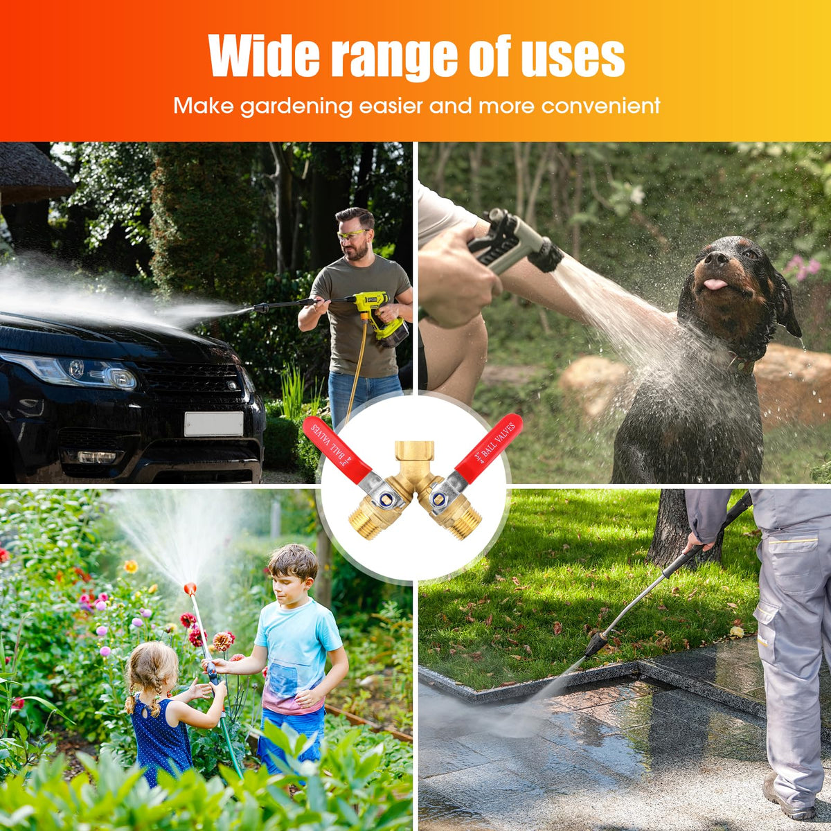 EverZenHub hose splitter lifetime warranty adds peace of mind.