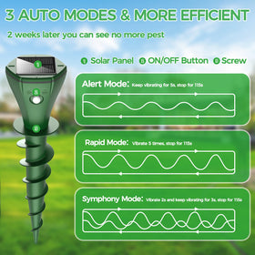 EVESKY IP65 weatherproof deterrent withstands rain for year-round pest defense