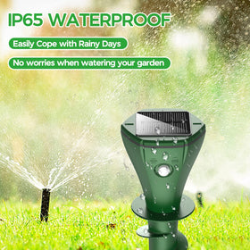 EVESKY ultrasonic mole repellent operates quietly for pest deterrence