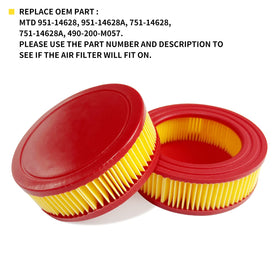 EVGW two-pack air filter packaging emphasizes value and easy stocking.