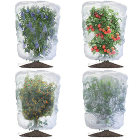 Evoio Bird Netting shields blueberry shrubs, letting air pass for healthy growth