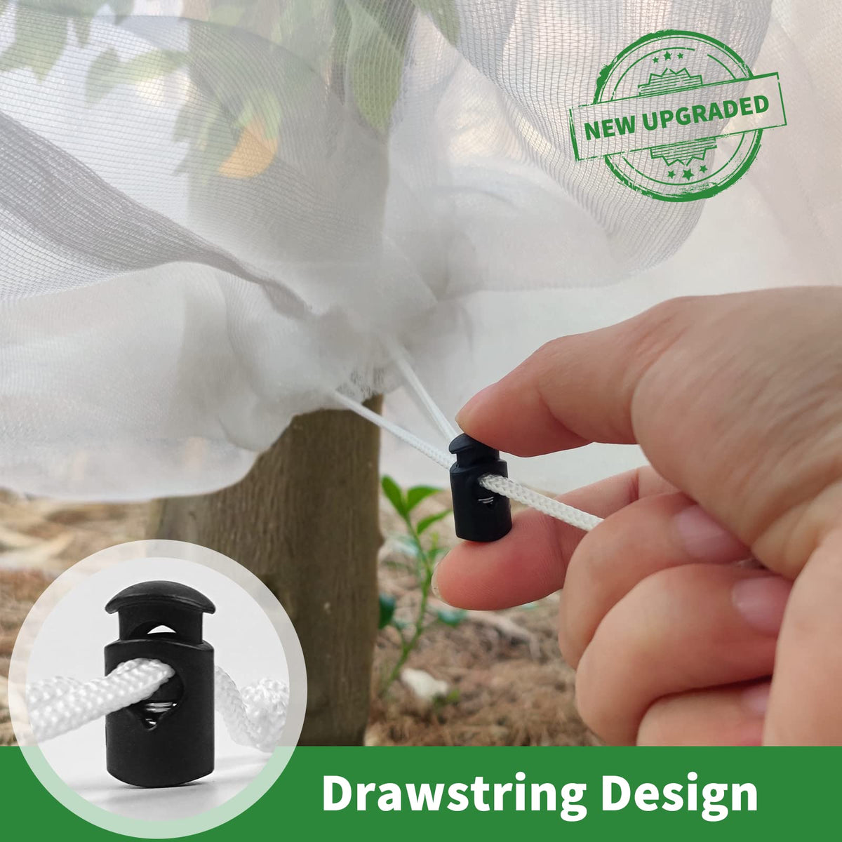 Evoio Netting comes in multiple sizes to fit trees and shrubs