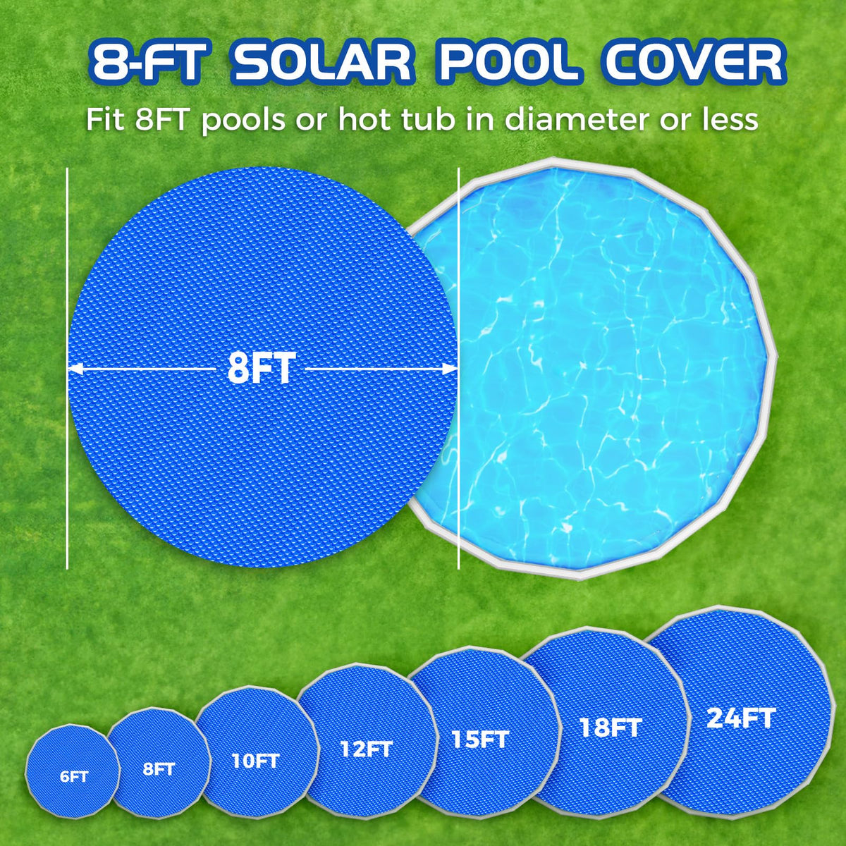 Evoio reduces water evaporation and keeps pool water clearer longer.