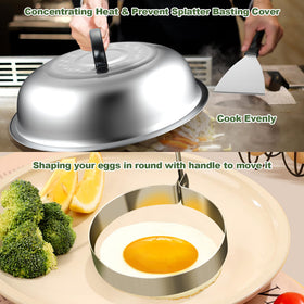 EWFEN basting cover keeps heat steady for juicy results.