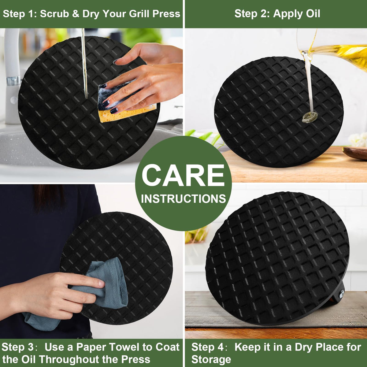 EWFEN burger press induction-compatible for flexible use