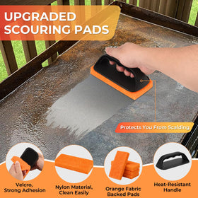 EWFEN cleaning kit packaging shown as a thoughtful gift for grill lovers.