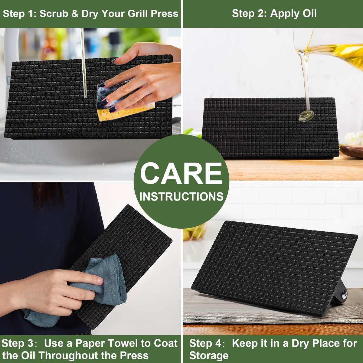 EWFEN multi-use press easy to clean and season