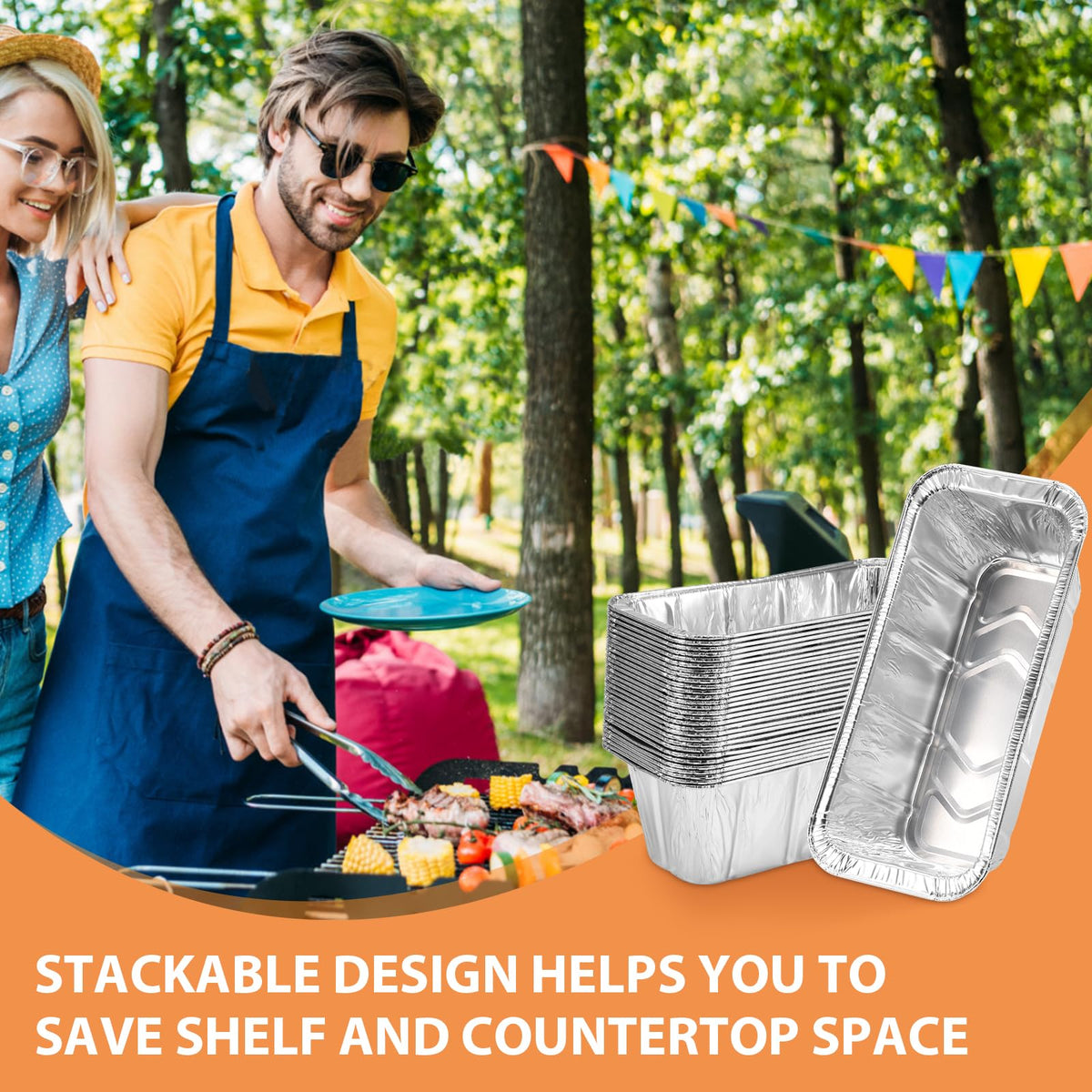 EWFEN easy-cleanup liners reduce wash time between cooks.