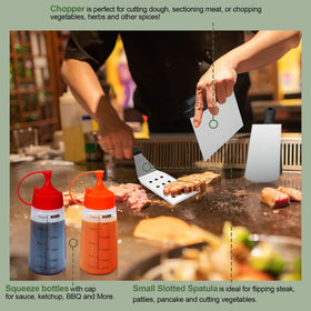 EWFEN oil bottles and brush for uniform seasoning and sauce distribution