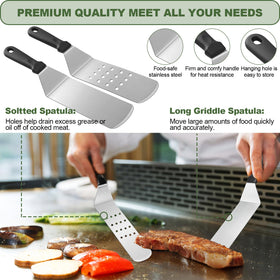 EWFEN grill tong for secure, precise flipping and handling.