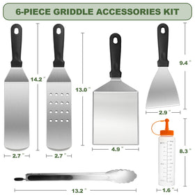 EWFEN large burger turner perfect for turning patties and pancakes.