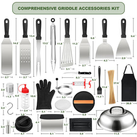 EWFEN long griddle spatula designed for flipping large portions with ease.