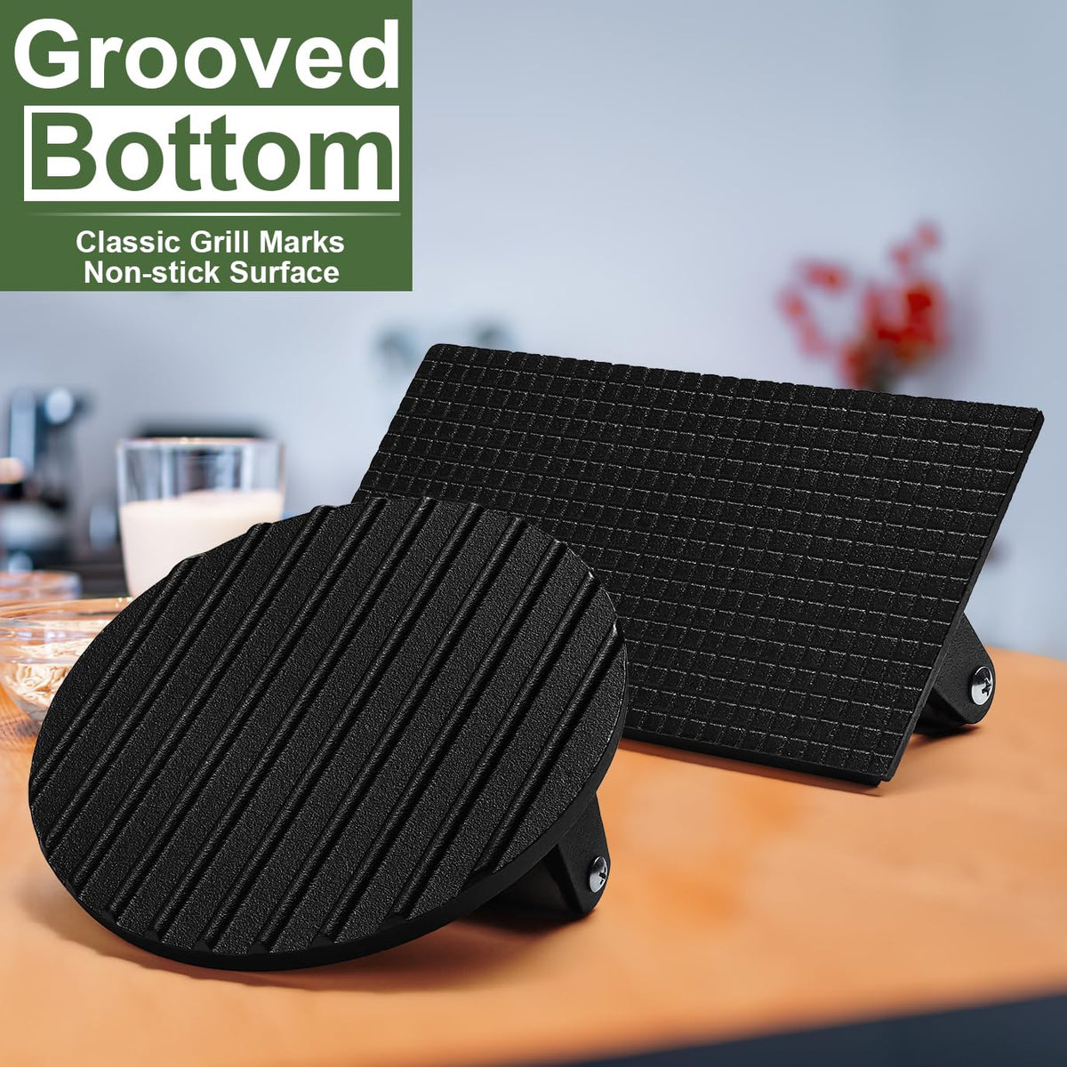 EWFEN press side view shows wood handle and grip comfort