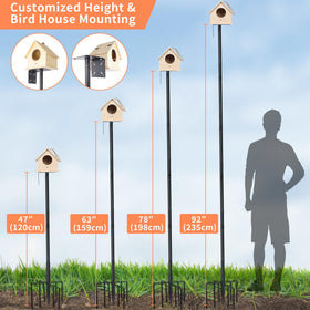 eWonLife detachable bird bath tray keeps water accessible nearby