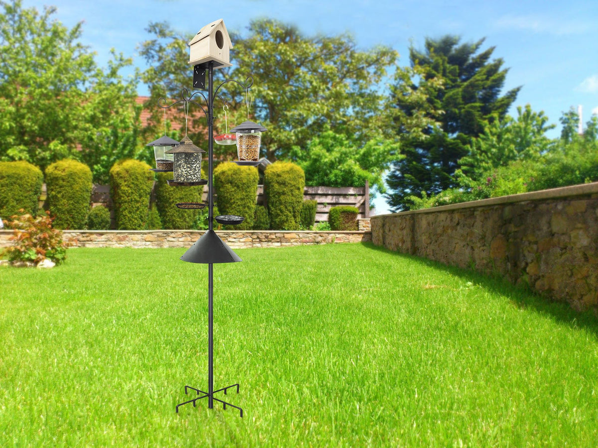 eWonLife nine-prong base provides stable footing in wind and rain