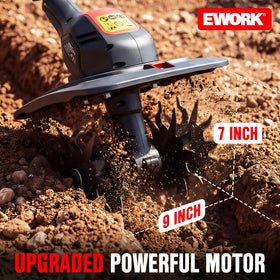 EWORK 2x2.0Ah batteries deliver extended runtime for longer sessions