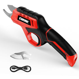 EWORK cordless pruning shears front view for precise trimming tasks