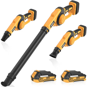 EWORK Small Leaf Blower cordless front view demonstrates compact design for easy handling