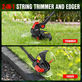 Includes two 20V 2.0Ah batteries and charger for nonstop work