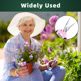 EWPJDK pink packaging showcasing three blades for a versatile pruning set