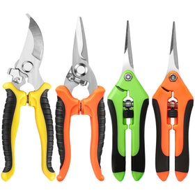 EWPJDK 4-pack garden pruning shears in all colors for versatile pruning tasks.
