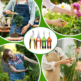 Vibrant color options on EWPJDK shears for easy tool identification during outdoor work.
