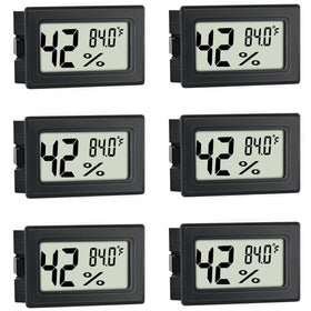 EWPJDK mini hygrometer with digital display for quick temp and humidity readings.
