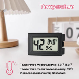 EWPJDK six-pack hygrometers ideal for tracking conditions in multiple rooms.