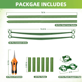 EWPJDK connecting arms enable versatile frame shapes for tomatoes and vegetables.