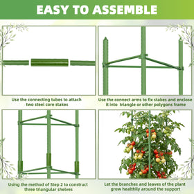EWPJDK plant clips secure stems without damage for even growth.