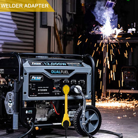 EXCELFU 6-50R female receptacle accepts common welder plugs for quick setup.