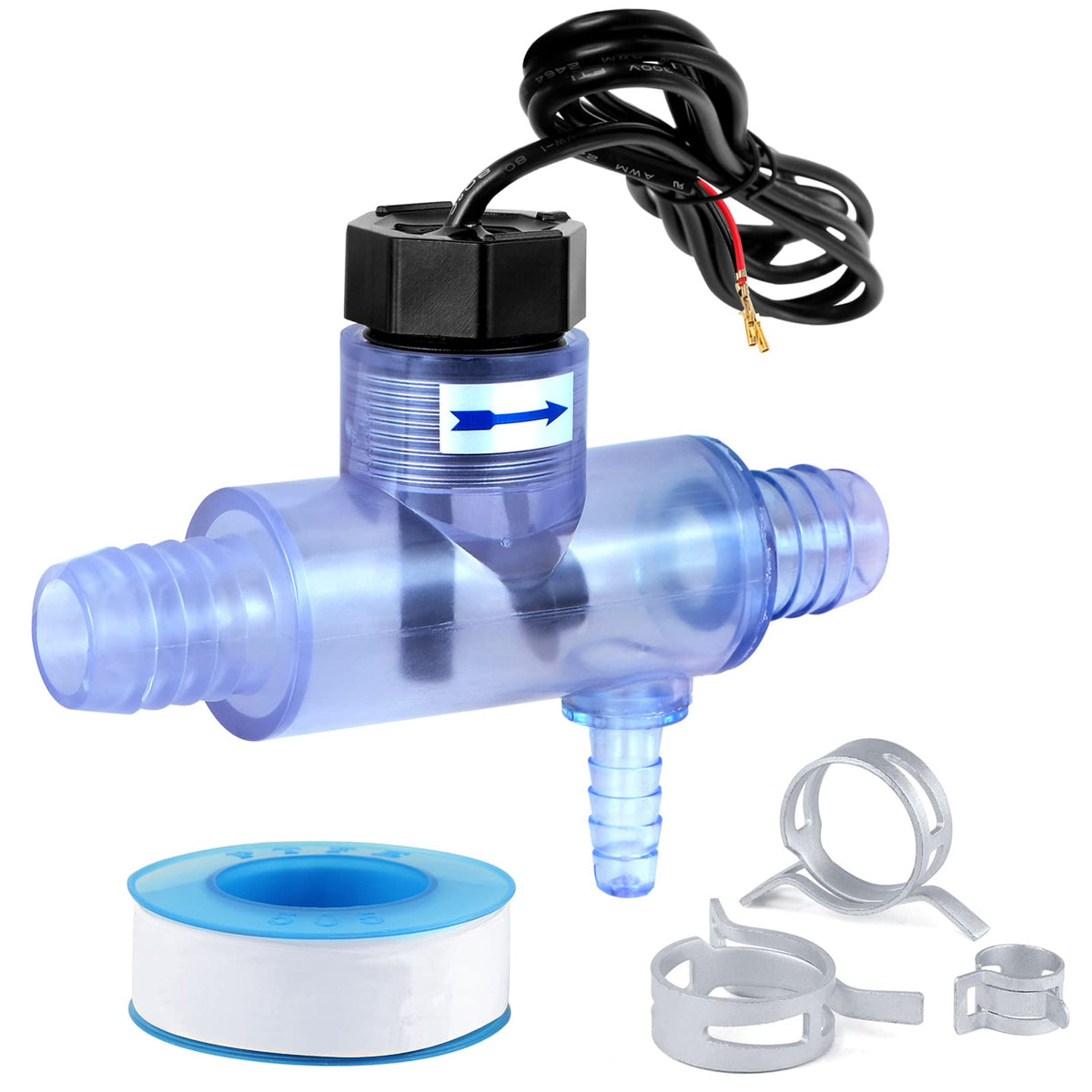 EXCELFU flow switch cable with sealant for secure spa connections.