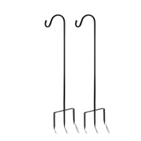 EXCMARK shepherd hook at 31-inch height for elegant outdoor displays