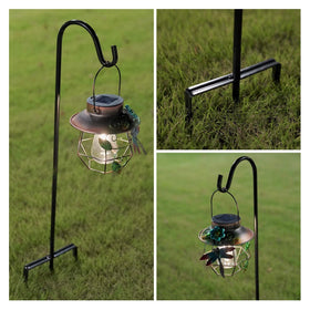 EXCMARK Shepherd Hook with ground stake ensures stable installation.