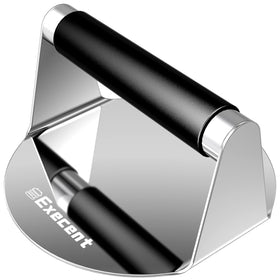 Execent Smash Burger Press 5.5-inch top view forms evenly shaped patties.