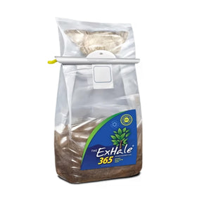 Exhale Homegrown CO2 365 bag in-use provides steady CO2 for indoor grow rooms.