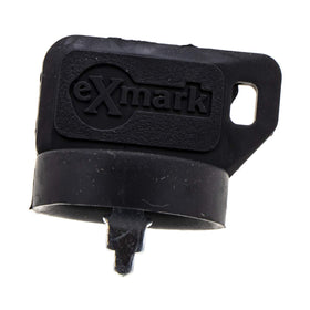 Exmark ignition key 103-2106 closeup shows genuine factory part for reliable starts