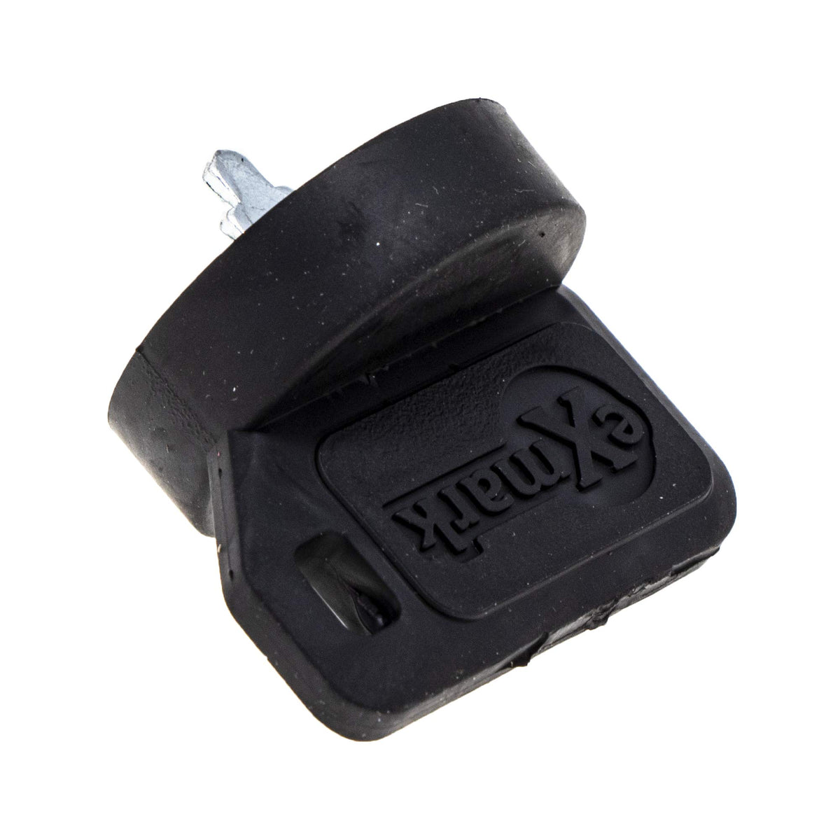 Exmark ignition key in use on mower demonstrates quick starts and reduced downtime