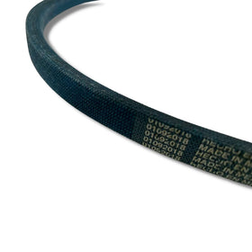 Exmark PTO belt side view demonstrates durable construction for long wear