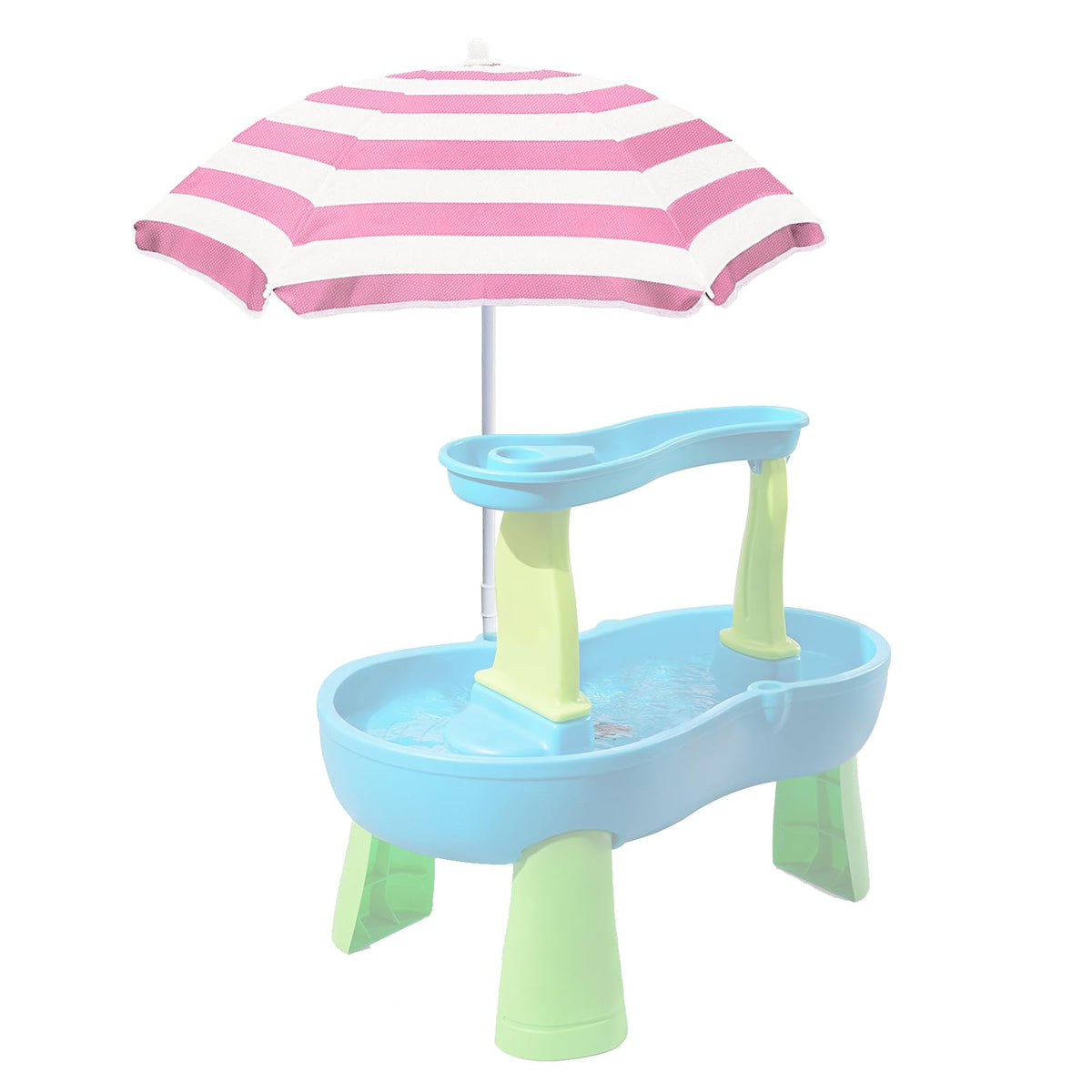 Exokugo 41-inch kids umbrella shading a table for outdoor play