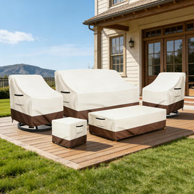 Exokugo waterproof 600D fabric delivers durable outdoor protection for chairs