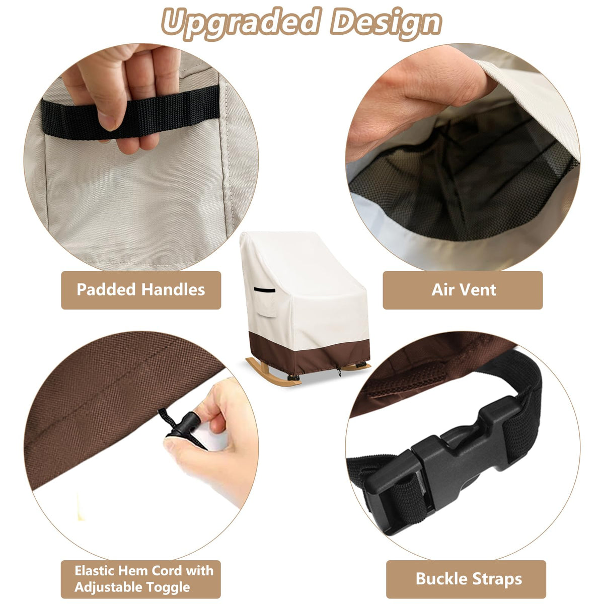 Exokugo padded handles simplify installation and removal