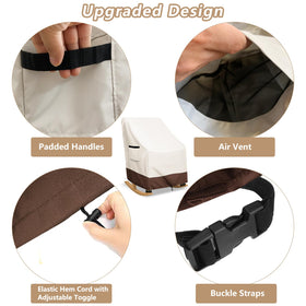 Exokugo padded handles simplify installation and removal