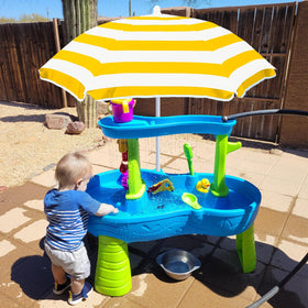 Exokugo beach-friendly shade for parks, beaches, and backyards.